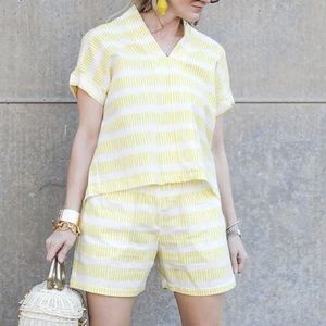 Brooke Wright Designs Yellow and White Kimono